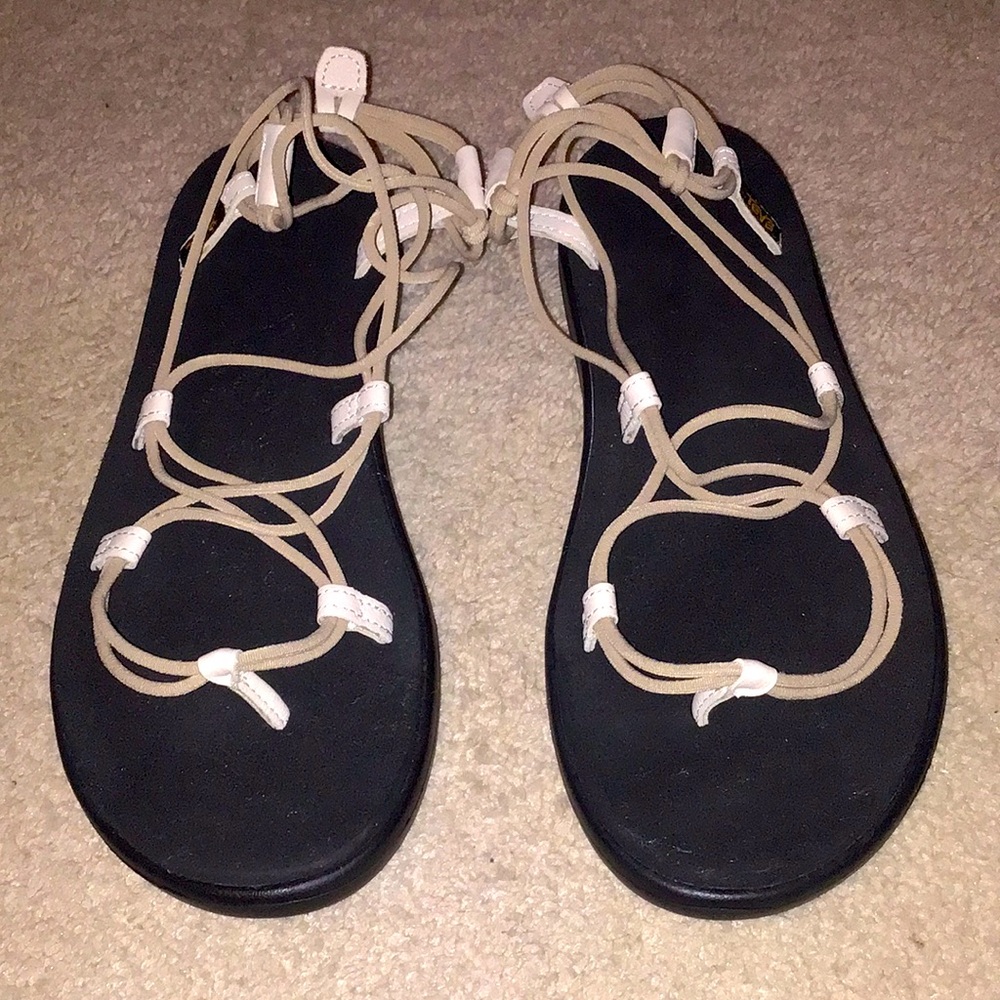 Stylish Black and Tan Teva Women's Sandals